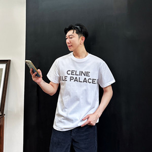 celine loose le palace t-shirt in cotton jersey