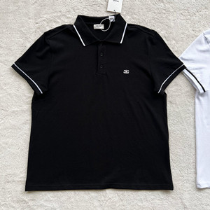 celine classic polo shirt in cotton pique