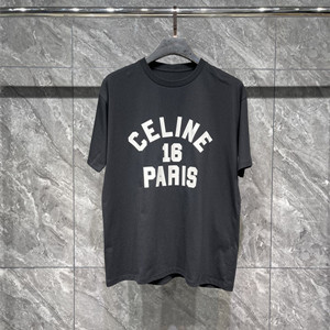 9A+ quality celine loose celine 16 t-shirt in cotton jersey