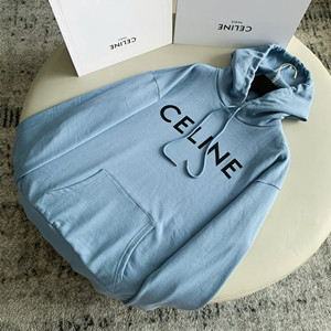 9A+ quality celine loose hoodie in cotton fleece washed