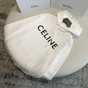 9A+ quality celine loose hoodie in cotton fleece washed
