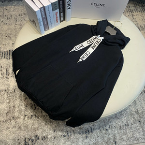 9A+ quality celine loose sweatshirt in cotton fleece light grey