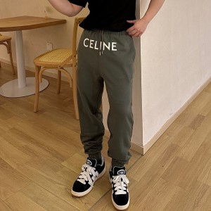 9A+ quality celine track pants in cotton fleece
