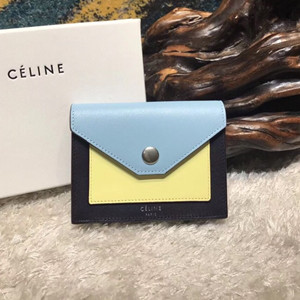 celine pocket card holder in multicolour shiny smooth calfskin #104173