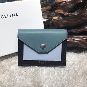 celine pocket card holder in multicolour shiny smooth calfskin #104173