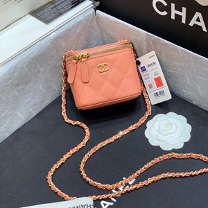 chanel mini vanity with classic chain bag #ap1340