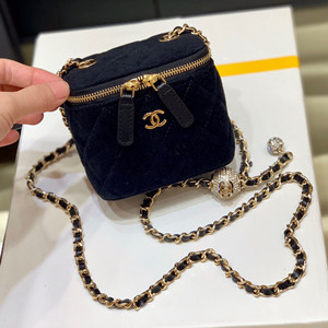 chanel classic small vanity with chain #ap1340