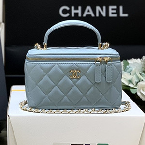 chanel vanity with chain bag