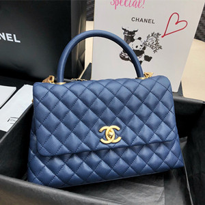 chanel flap bag with top handle