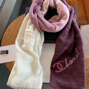 chanel cashmere scarf 75cm x 200cm