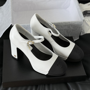 chanel 9.5cm mary janes shoes