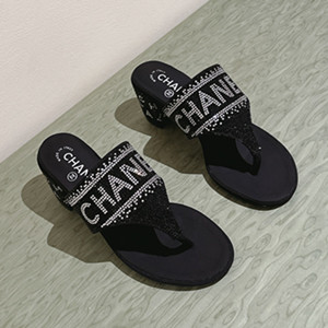 chanel 6.5cm thongs shoes