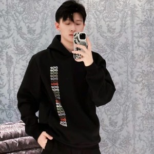 dior relaxed-fit hooded sweatshirt