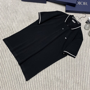 9A+ quality dior polo shirt with bee embroidery