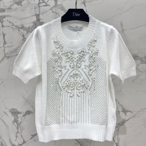 dior short-sleeved sweater