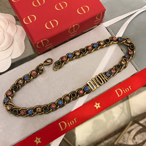 dior choker cd necklace