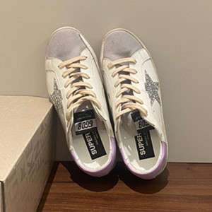 ggdb golden goose white leather super-star sneakers shoes