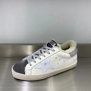 ggdb golden goose women's super-star sneakers with shearling lining