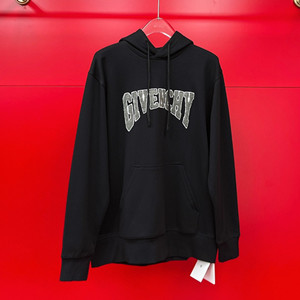 givenchy slim fit hoodie in felpa with patch