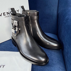 givenchy boots in leather with padlock shoes 9A+ quality