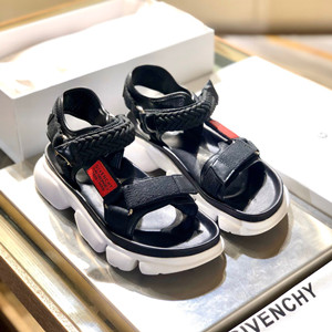 givenchy jaw sandals in leather with givenchy 4g webbing shoes