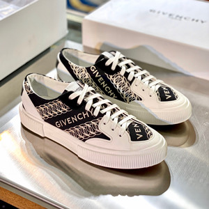 givenchy chain tennis light low sneakers in canvas