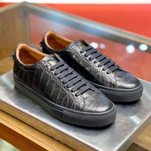 givenchy sneakers shoes in crocodile effect leather