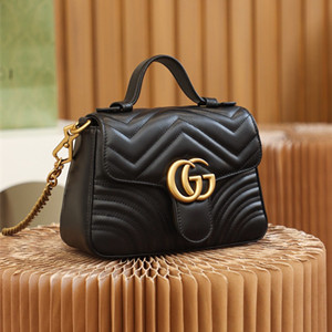gucci gg marmont mini top handle bag #547260