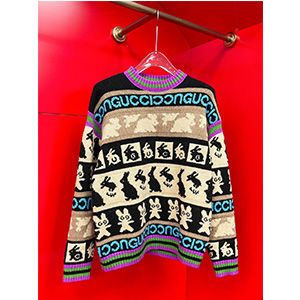 gucci wool jacquard sweater