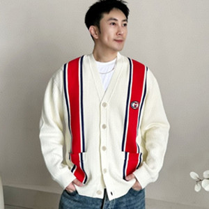 gucci knit cotton cardigan with patch