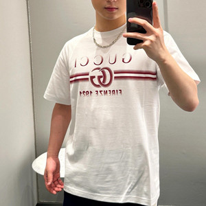 gucci cotton jersey t-shirt with gucci print