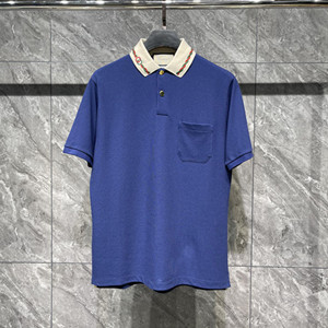 9A+ quality gucci stretch cotton piquet polo with embroidery
