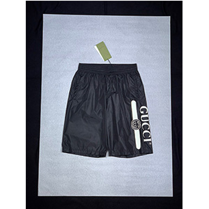 9A+ quality gucci logo print shorts