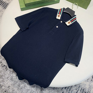 9A+ quality gucci cotton polo with web and feline head