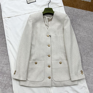 9A++ quality gucci tweed v-neck jacket