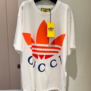 9A+ quality gucci x adidas cotton t-shirt