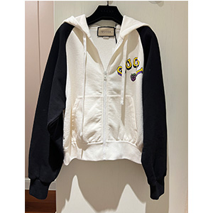 9A+ quality gucci cotton jersey hooded sweatshirt