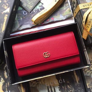 gucci gg marmont leather continental wallet #456116