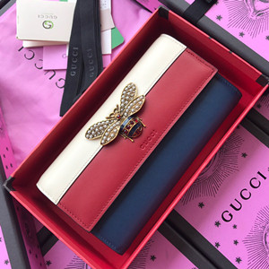 gucci queen margaret leather wallet #476064