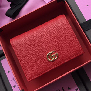 gucci leather card case wallet #456126