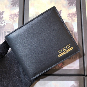 gucci leather wallet with gucci logo #547585