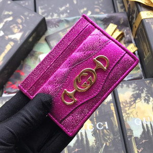 gucci laminated leather card case wallet #536354