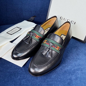 gucci loafer with web and interlocking g shoes 9A+ quality