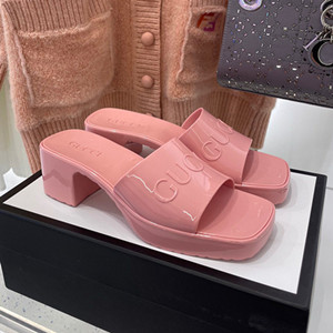 gucci women's rubber slide sandal shoes