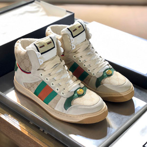 gucci men's screener leather high-top sneaker shoes