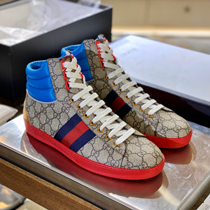 gucci ace gg high-top sneaker shoes