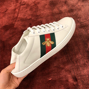 9A+ quality gucci men's ace leather sneaker shoes