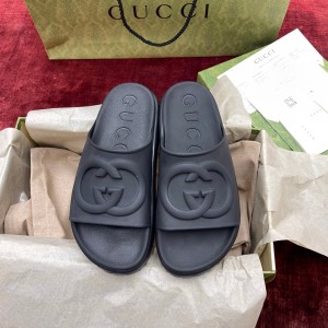 9A+ quality gucci women's slide with interlocking g