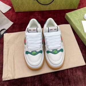 9A+ quality gucci screener sneaker with web shoes
