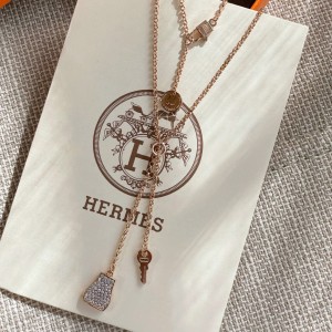 hermes kelly clochette necklace